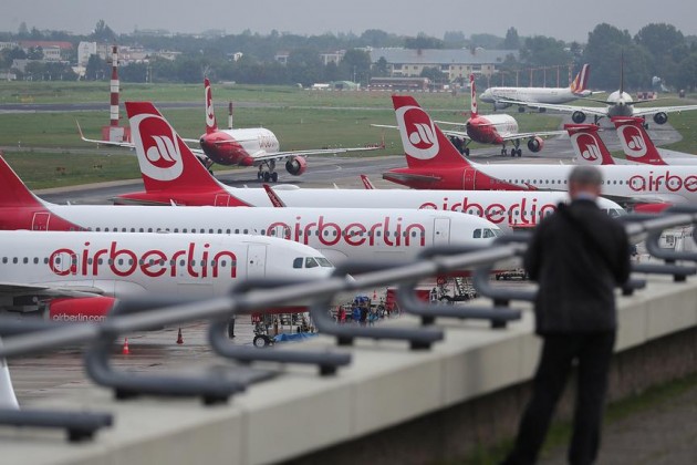 Air Berlin прекратит полеты с 28 октября