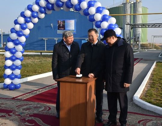 В ЮКО запущена первая в Центральной Азии биогазовая установка