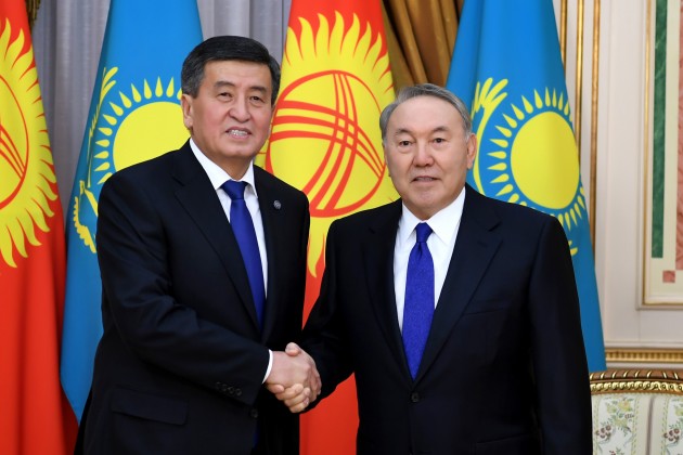 Нурсултан Назарбаев: Между Кыргызстаном и Казахстаном нет нерешаемых проблем