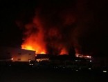 На одном из рынков Алматы произошел крупный пожар